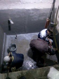 Thi công chống thấm hố thang máy tại khách sạn ở Cát Bà, Hải Phòng